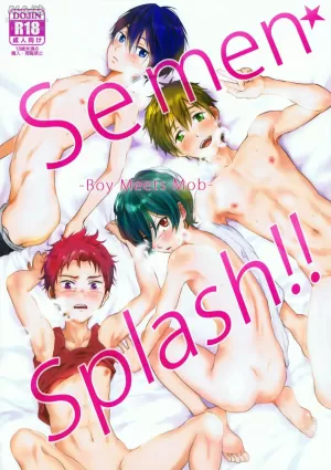 (Splash!Hi 2) [Taurin 1 Oku (Tataru)] Semen☆Splash!! -Boy Meets Mob- (High☆Speed! -Free! Starting Days-) [Chinese] [pinkfriday/变夫人]