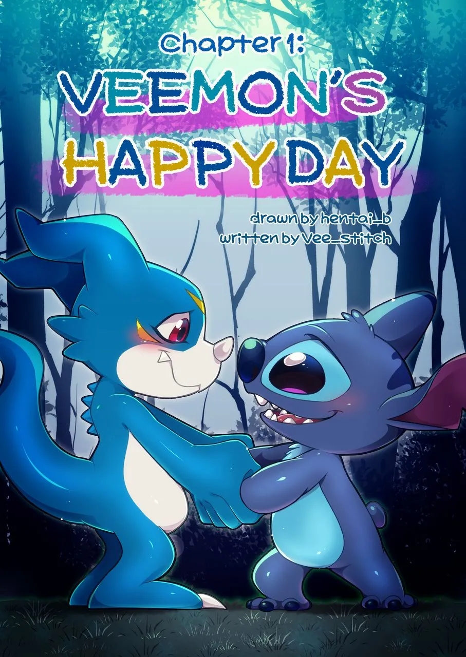 Veemon's Happy day - Page 1
