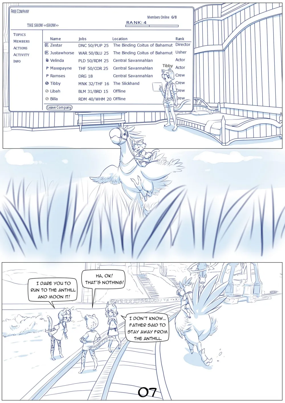 Furry Fantasy XIV Chapter 4 - Page 9