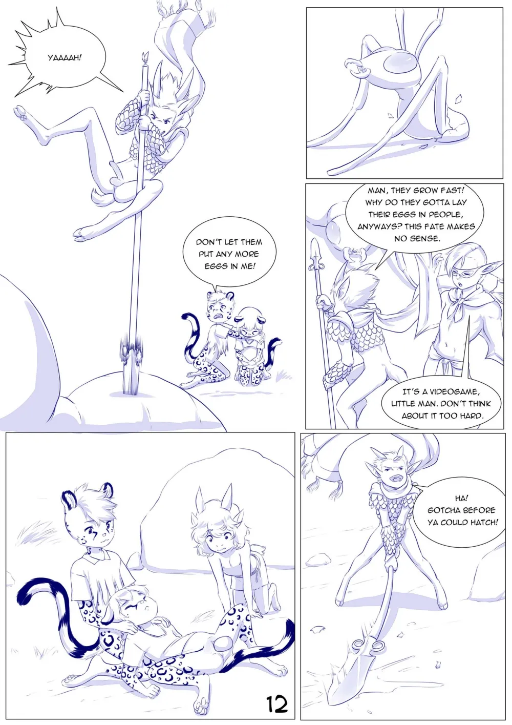 Furry Fantasy XIV Chapter 4 - Page 14