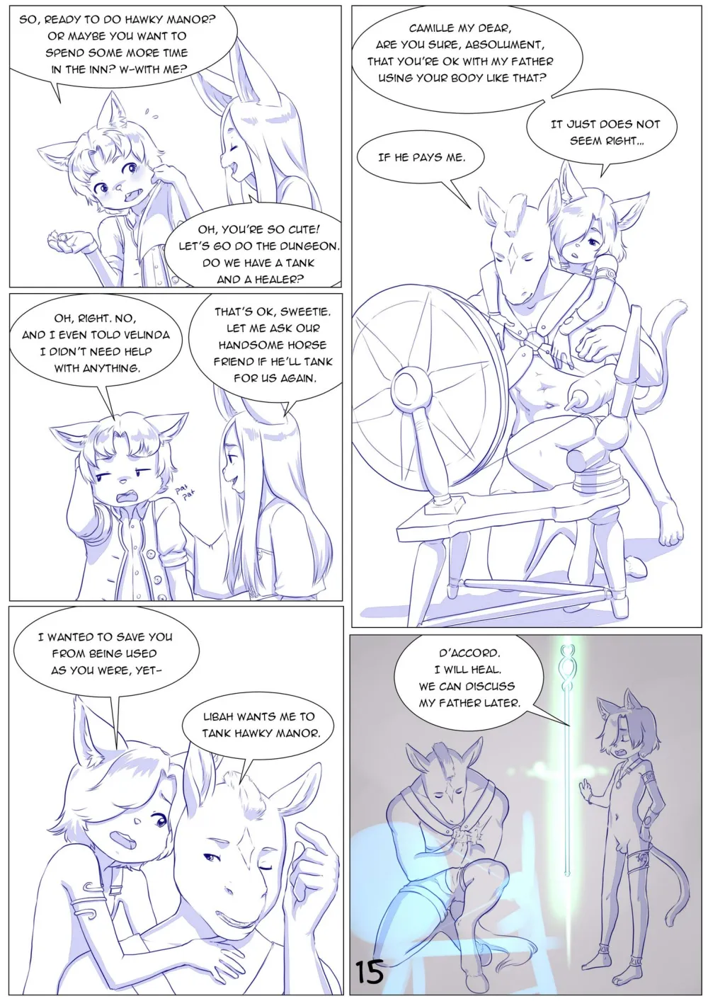 Furry Fantasy XIV Chapter 4 - Page 17