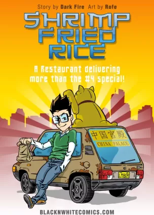 BlacknWhiteComics – Shrimp Fried Rice 1 - big ass