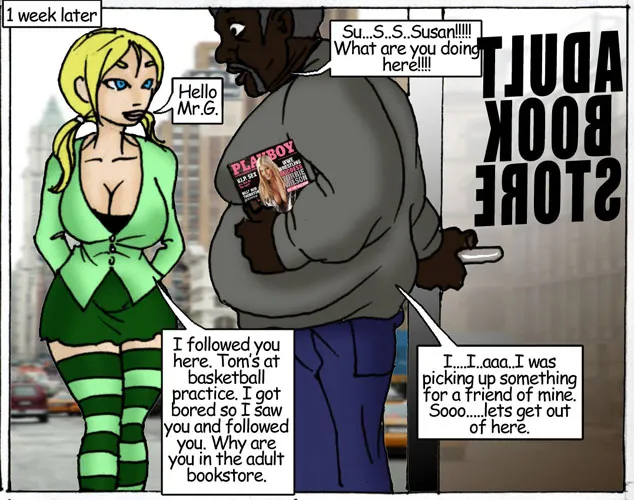 Son’s Hot Little Blonde- Illustrated interracial - Page 9