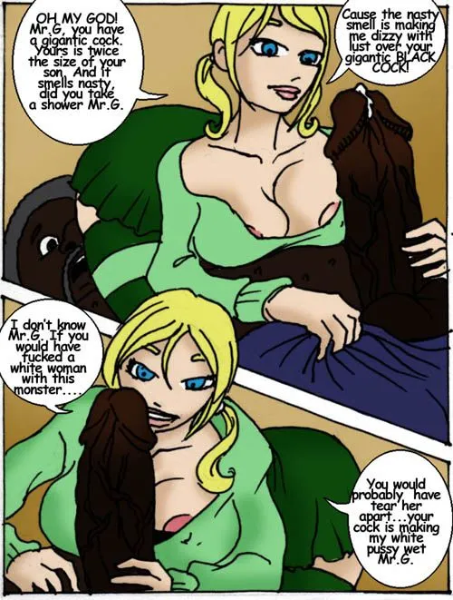 Son’s Hot Little Blonde- Illustrated interracial - Page 15