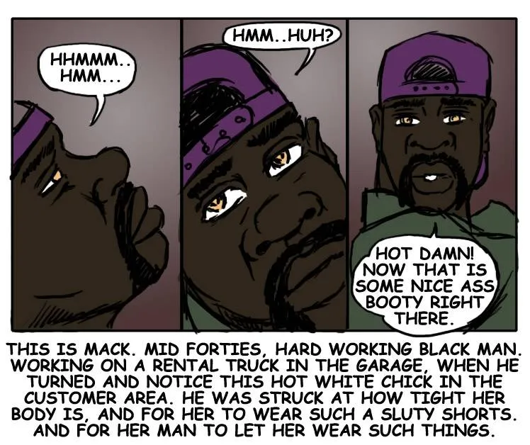 Rent- illustrated interracial - Page 5