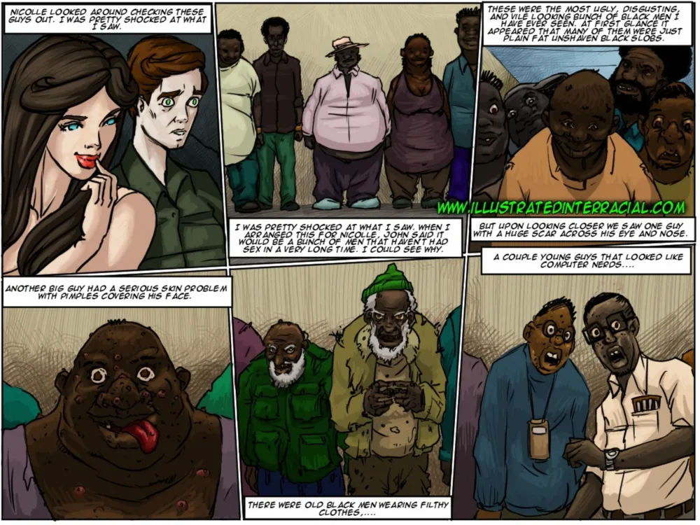 Slut for Ugly Black Men- illustratedinterracial - Page 4