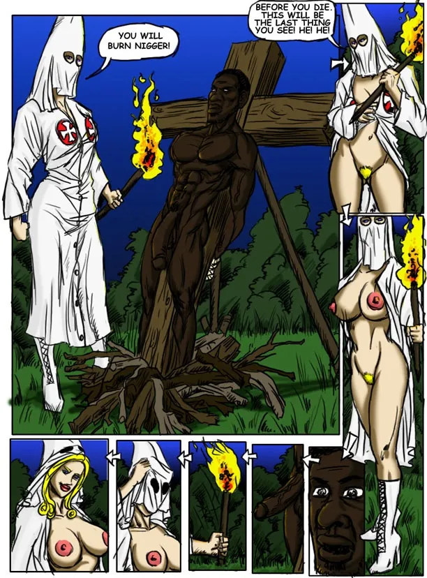 Klan Roast- illustrated interracial - Page 2