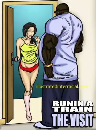 Runnin A Train – illustrated interracial - anal