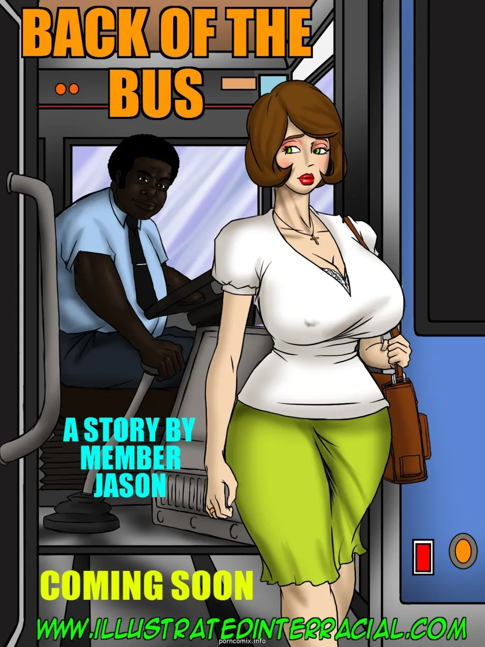 illustrated interracial- Back Of The Bus - Page 1