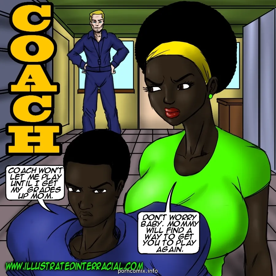 Coach- illustrated interracial - Page 1