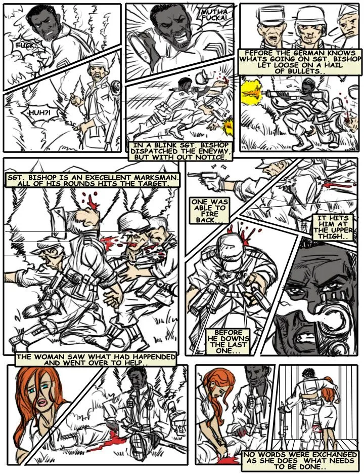 SGT. Bishop- illustrated interracial - Page 5
