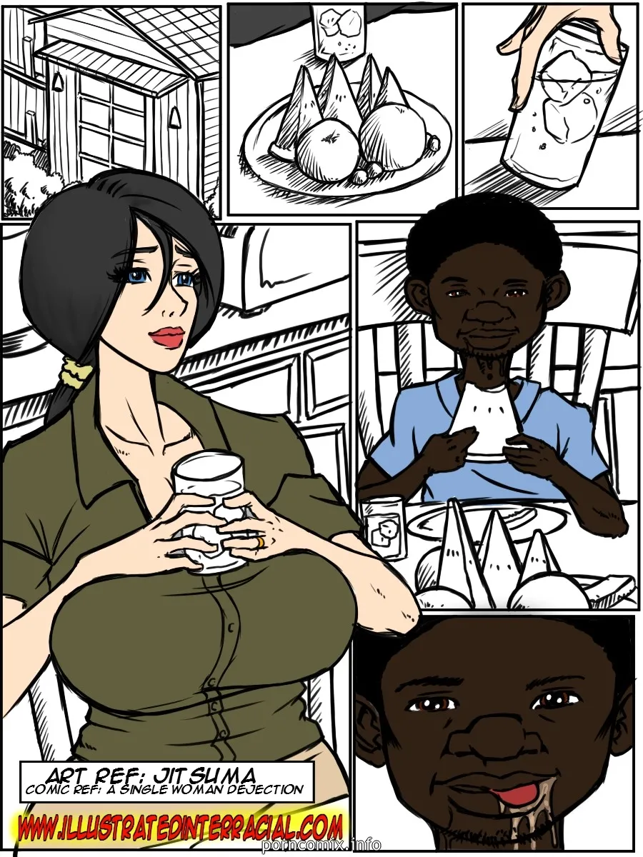 No Words-Illustrated interracial - Page 1