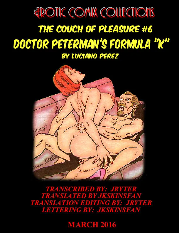 Couch of Pleasure 6 – Dr. Peterman’s Formula “K” - Page 1