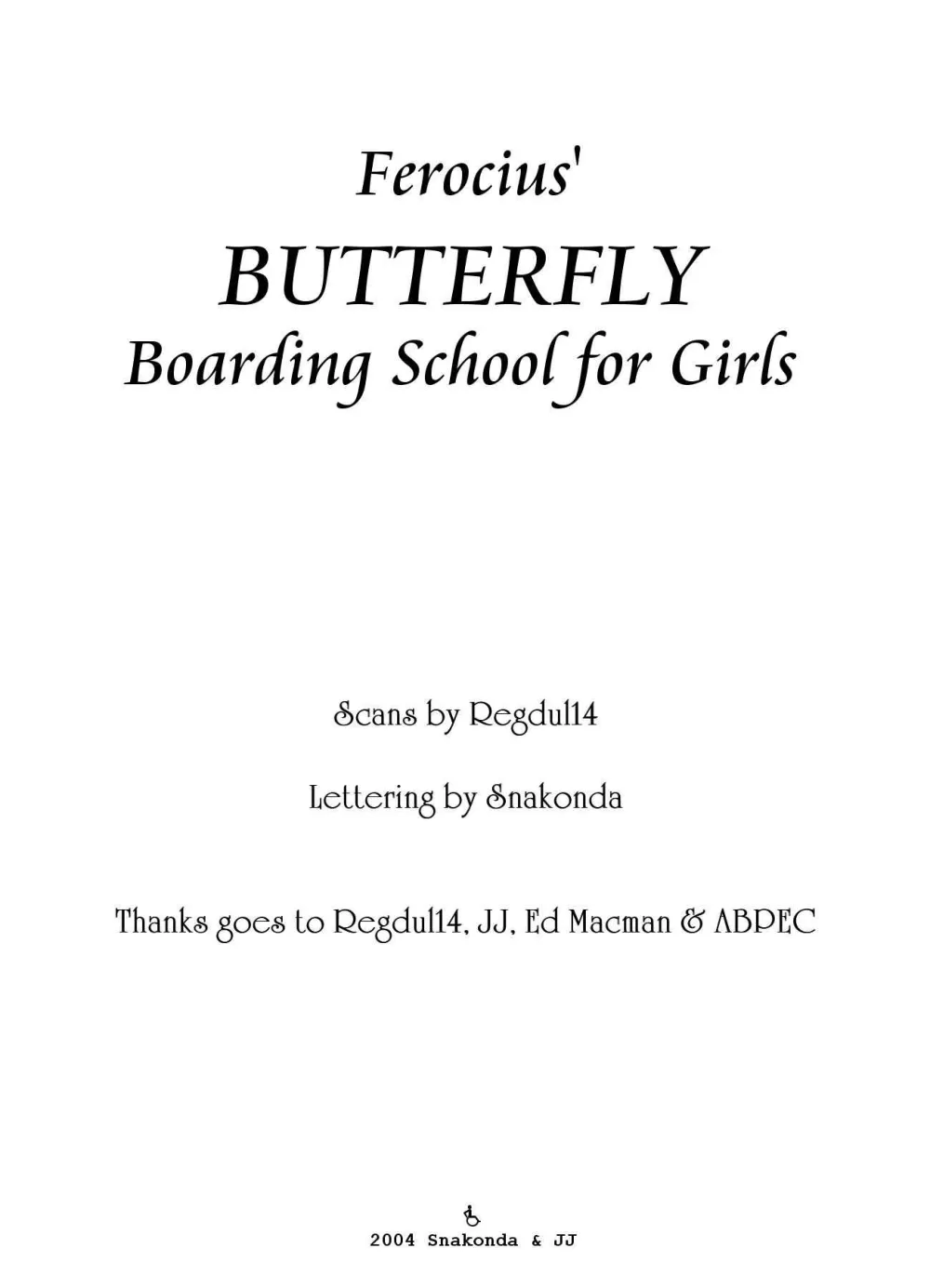 Ferocius- Butterfly Boarding School For Girls - Page 2