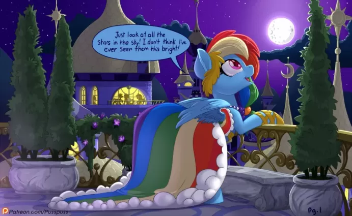 Rainbow Dash and You Attend the Gala - furry
