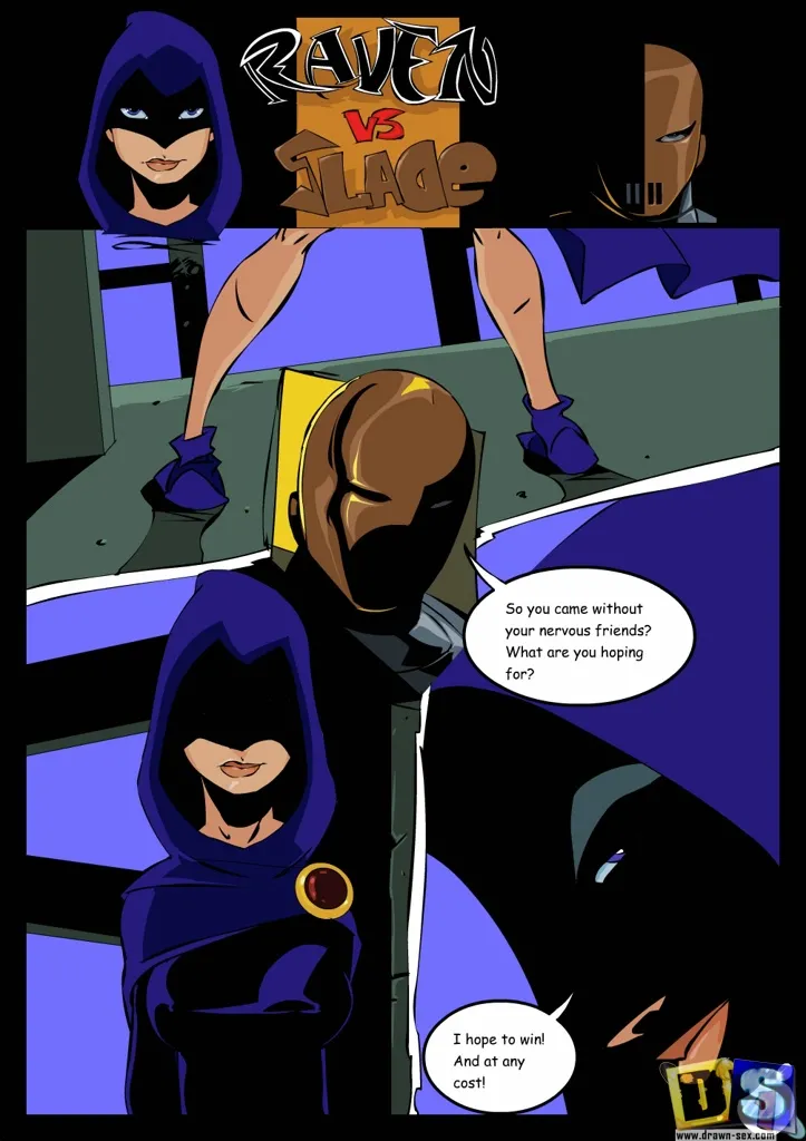 Raven Vs Slade- Teen Titans- Drawn Sex - Page 1