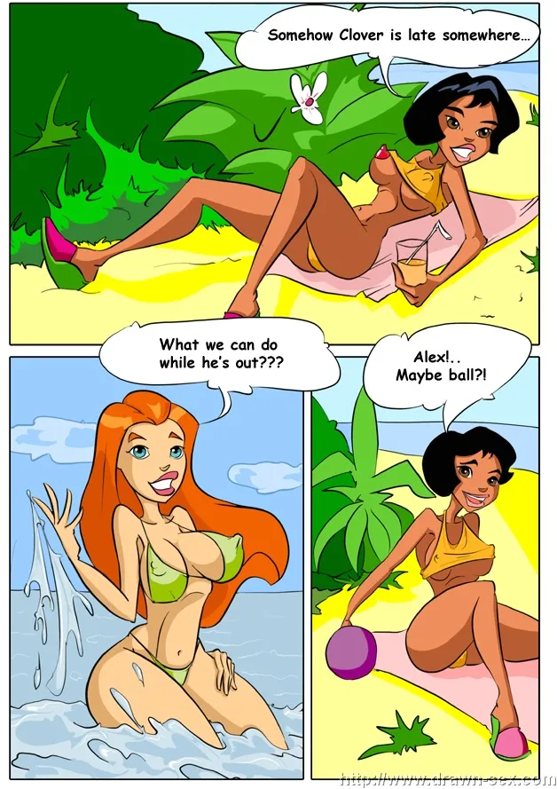 [Drawn-Sex] Totally Spies- Incredible Baseball - Page 1