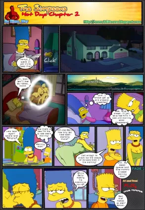 Simpsons Hot Days chapter 2 - cartoon