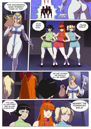 Badass Powerpuff Girls vs Femme Fatale - females only