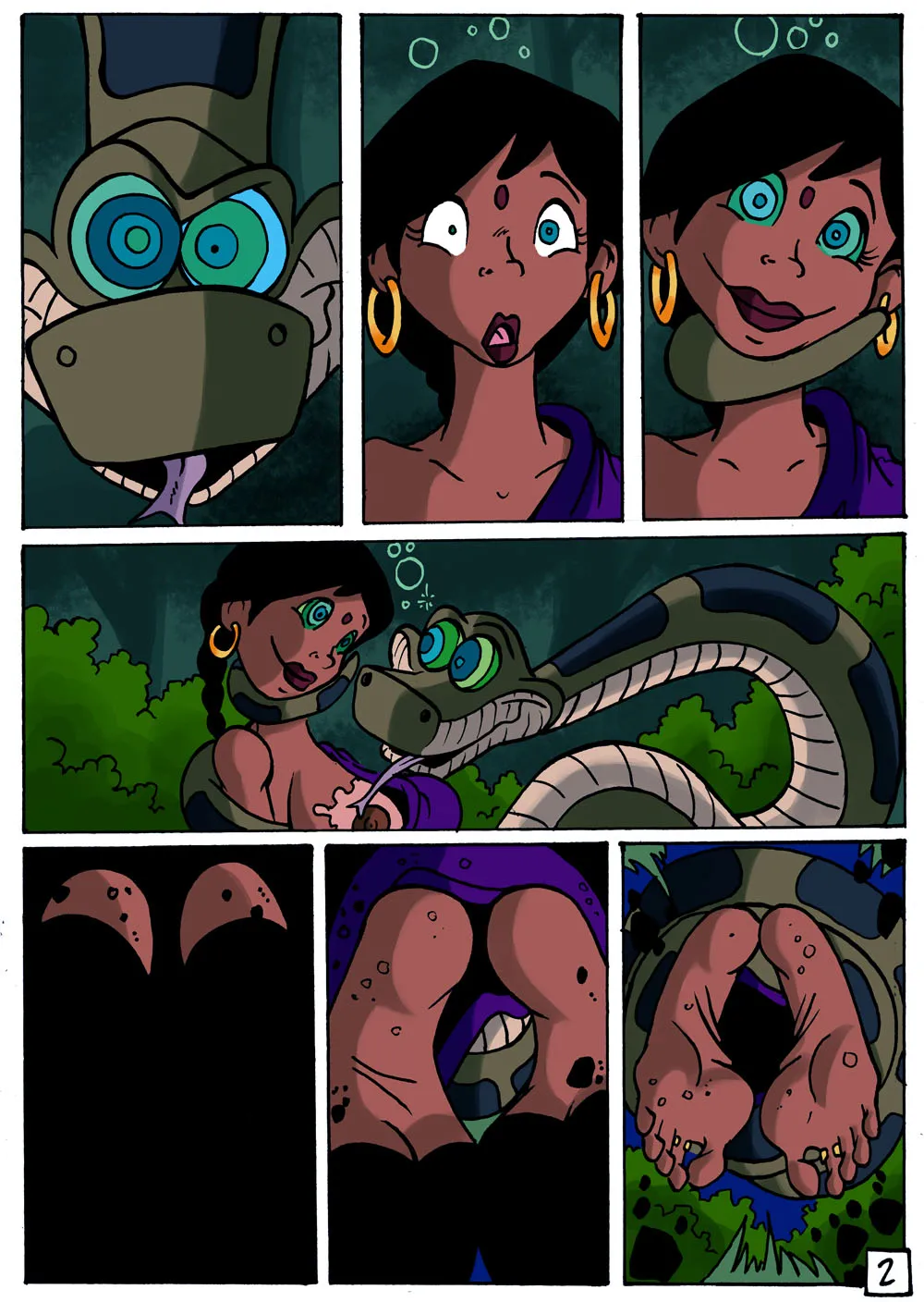The Jungle Book- Kaa and Shanti - Page 2