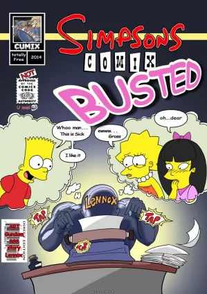 Simpsons- Busted - cartoon
