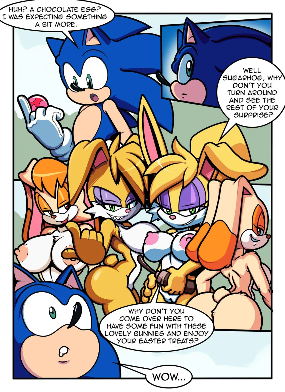Sonic Girls Easter - Page 1