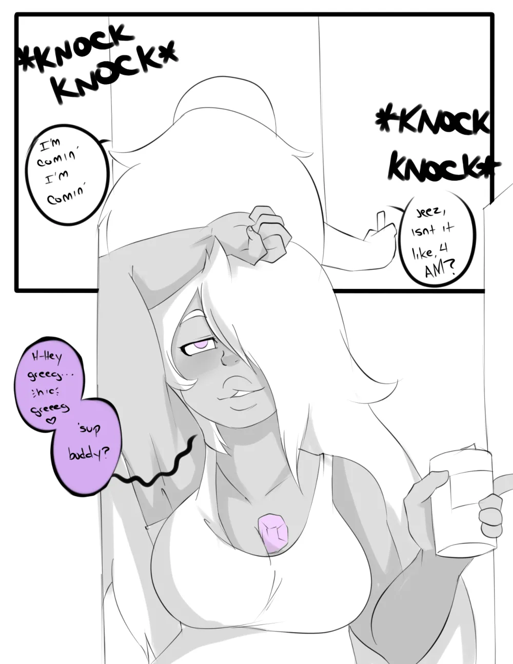 Amethyst's drinking problem - Page 1