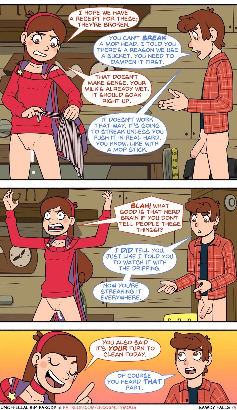 Bawdy Falls- Gravity Falls - Page 78