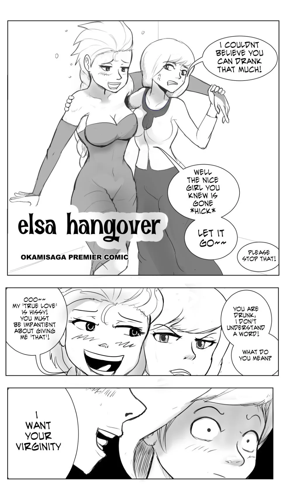 Elsa Hangover - Page 1