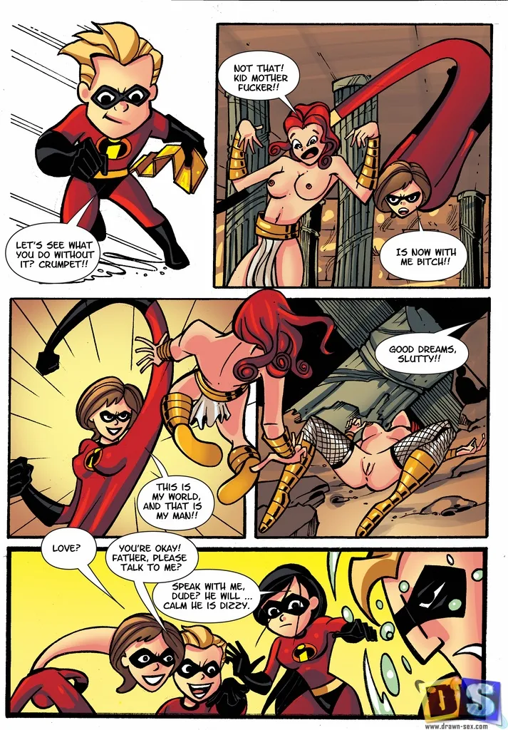 The Incredibles In Egypt- Drawn Sex - Page 8