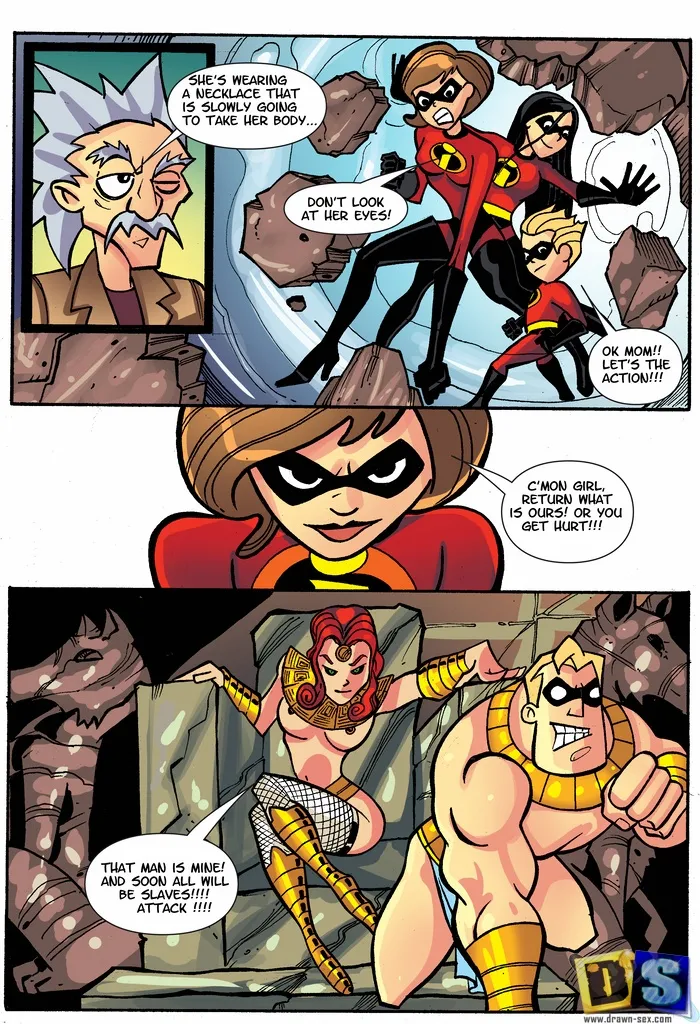 The Incredibles In Egypt- Drawn Sex - Page 6