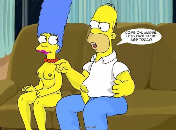 Marge Simpson Does Anal - anal