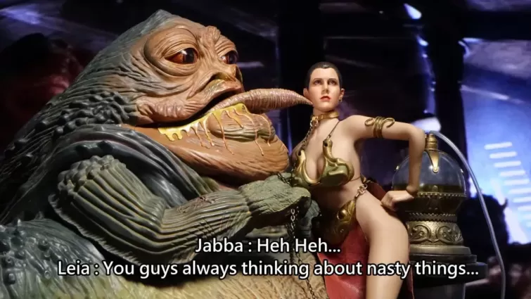 Jabba and the Princess - 3d