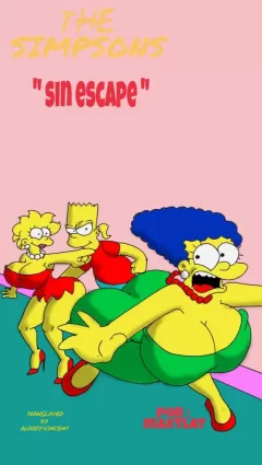The Simpsons -Sin Escape - family