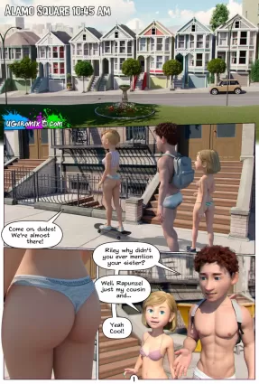 Inside Riley Ep6. In The Park With Rapunzel - 3d