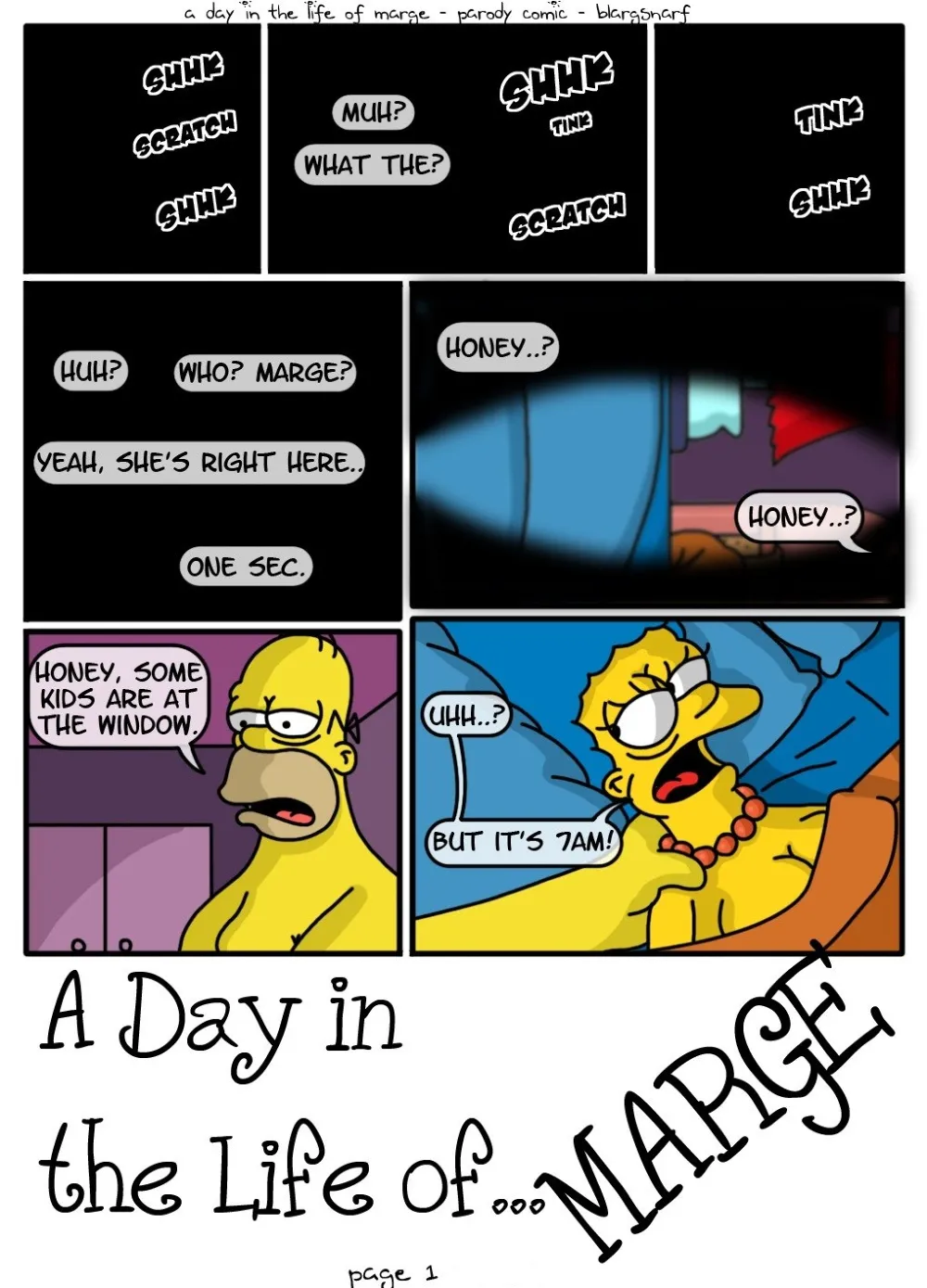 A Day in the Life of Marge - Page 1