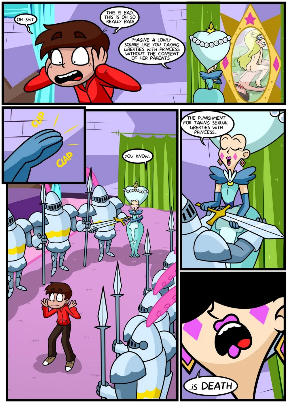 Alone With The Queen - Page 10