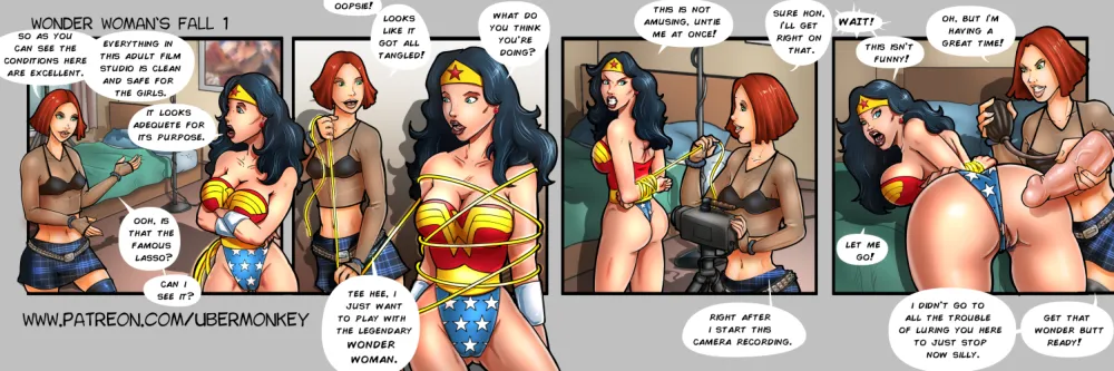 Wonder Woman's Fall - ahegao