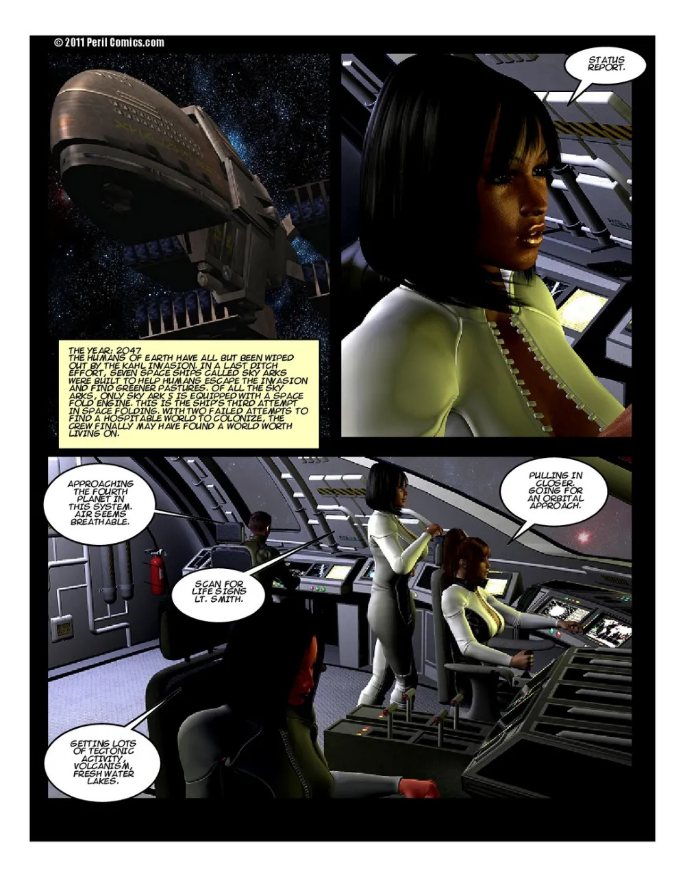 Peril- Predator Planet Sky Ark 5 - Page 1