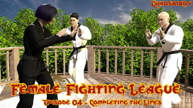 Female Fighting League Episode 4- Chaosbirdy - 3d