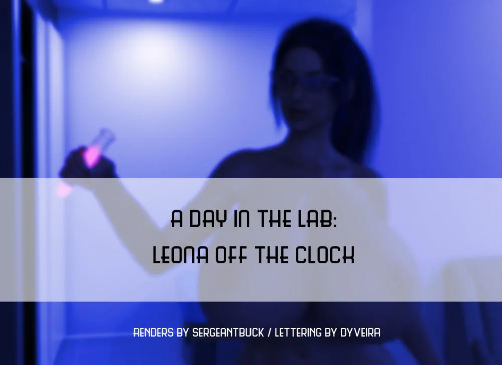 SergeantBuck- A Day In The Lab- Leona Off The Clock - Page 1