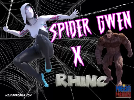 Spider Gwen X Rhino- Megaparodies - monster
