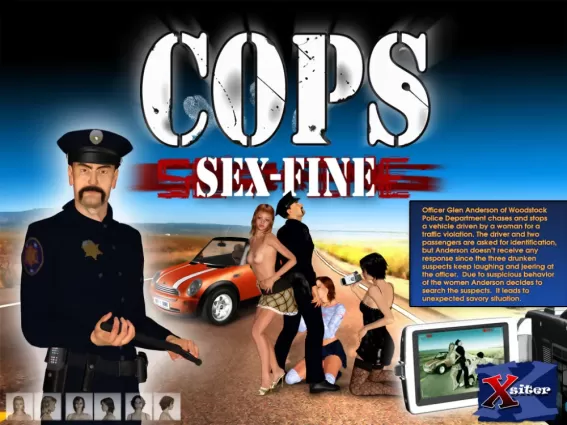 X Sisters- Cops Sex Fine - 3d