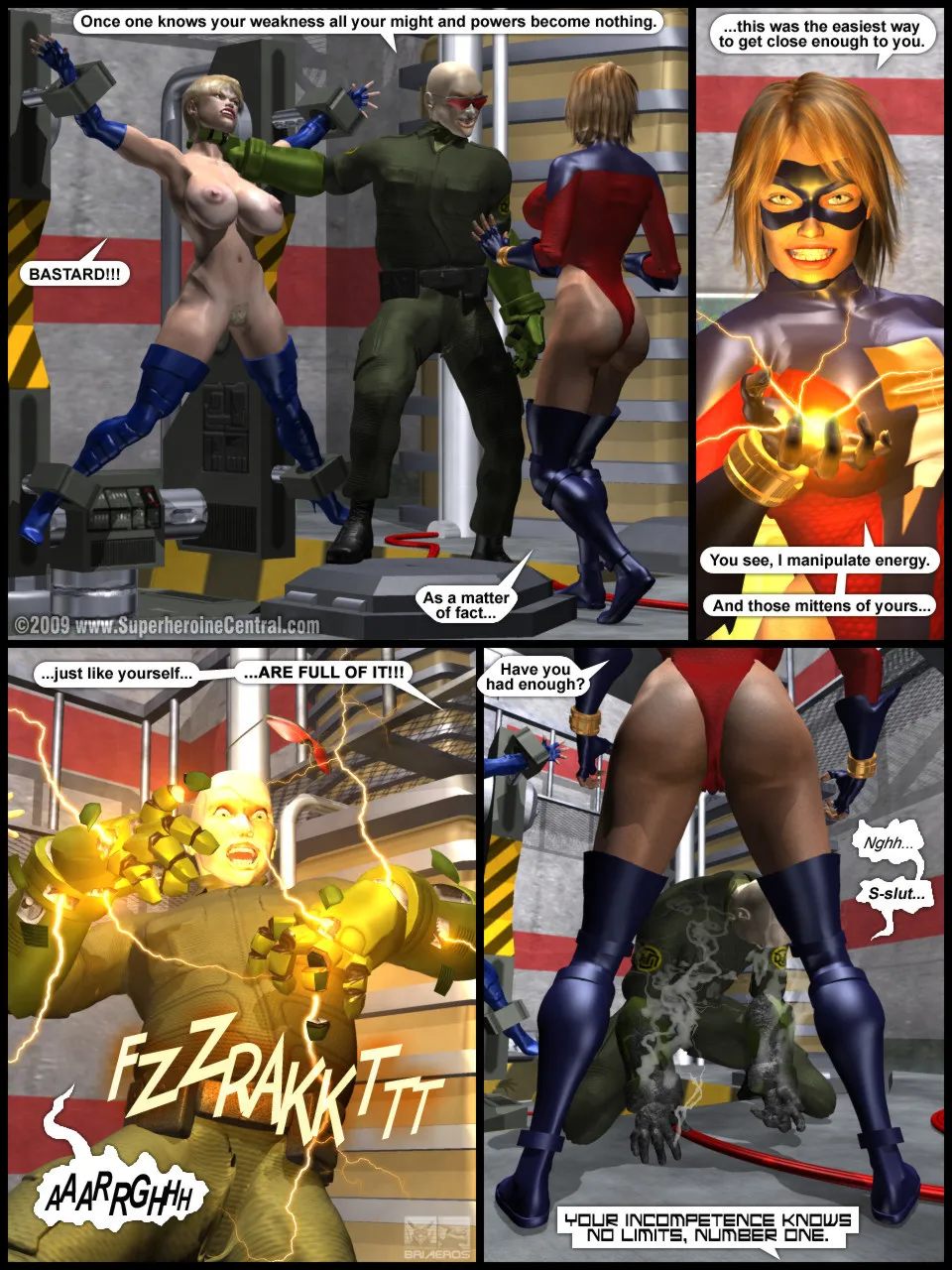 Power Gal in Mind Games # 3-3D Superheroine Central - Page 28
