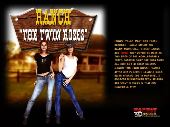 Ranch The Twin Roses. Part 1 - Incest3D