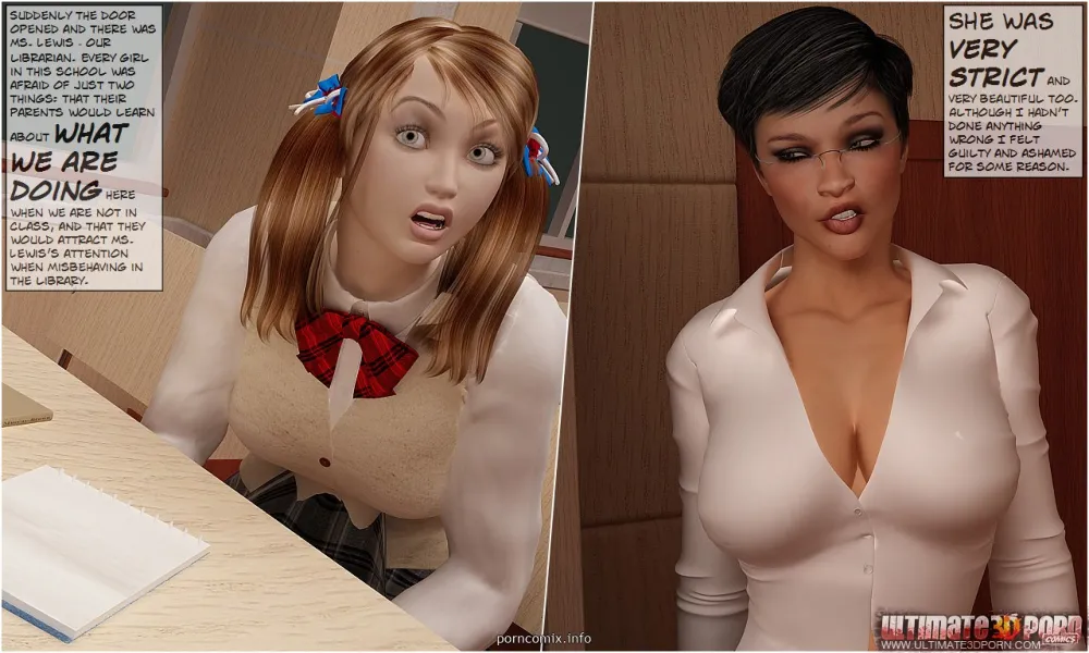 Hotkiss boarding school 2- Librarian Ultimate3DPorn - Page 4