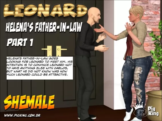 Helena’s Father-in-Law – PigKing (Shemale) - 3d