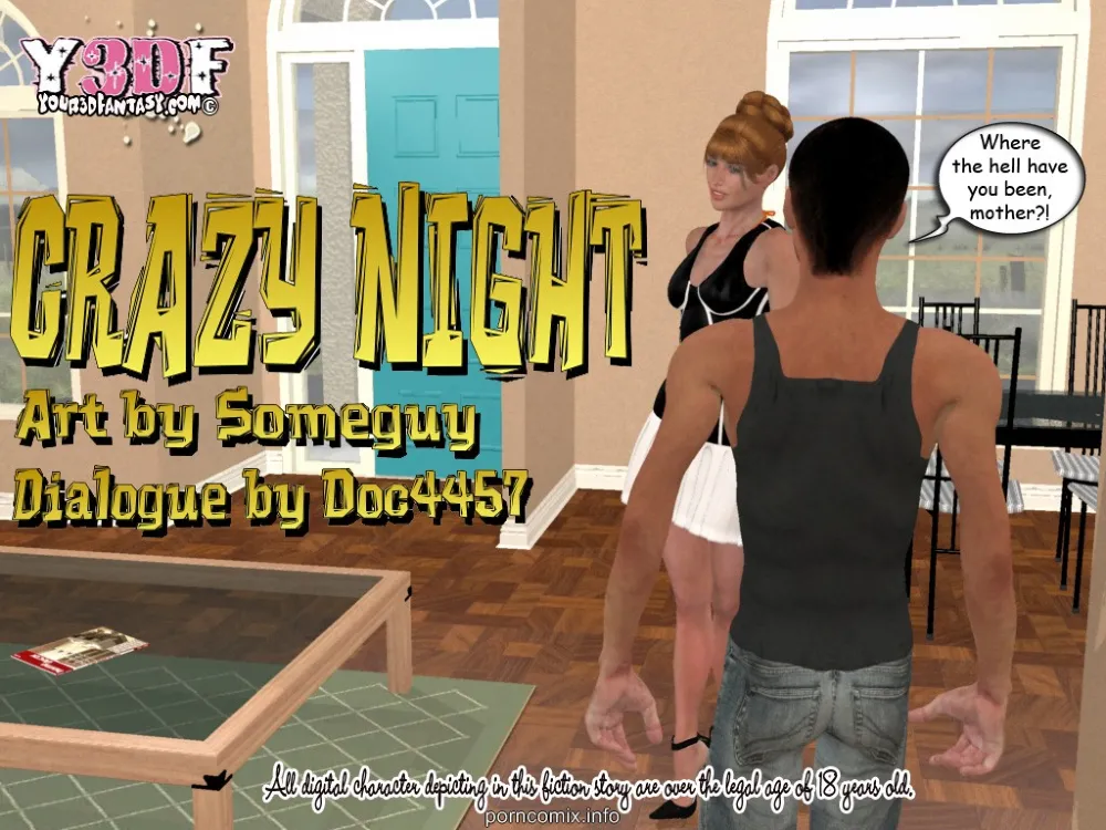 Crazy Night – Y3DF - Page 1