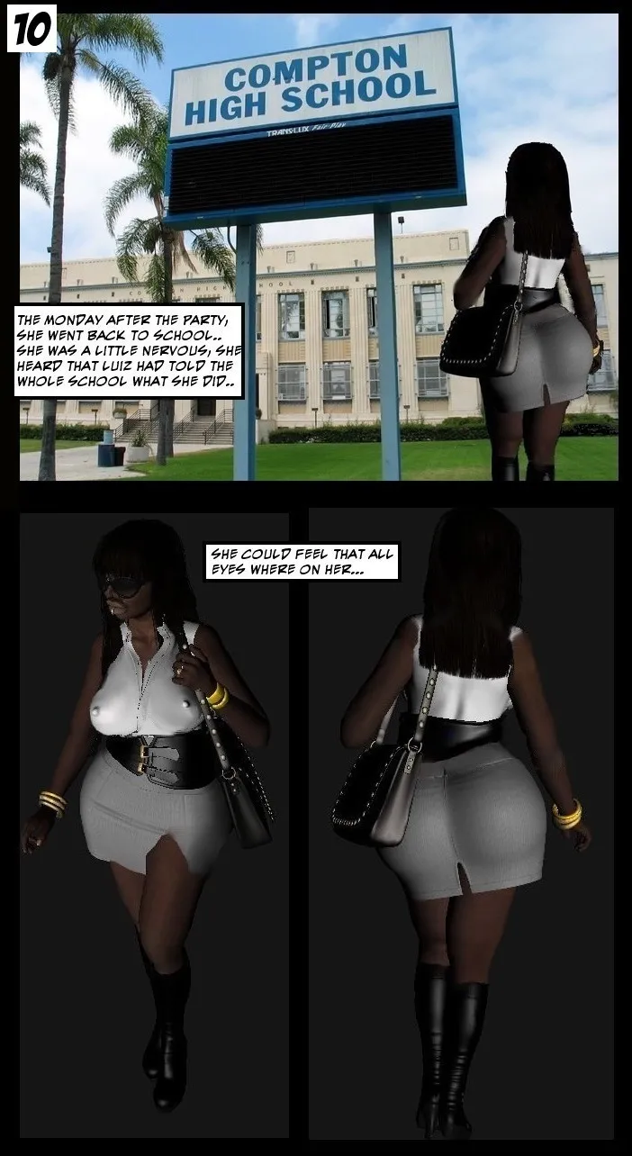 Sophie -Ebony School Slut - Page 13