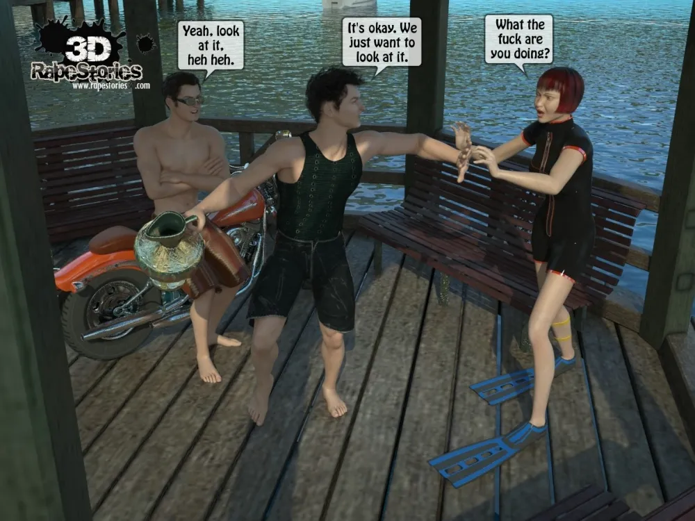 2 Boys Fuck a Woman at Boat- 3D [email protected] Stories - Page 5